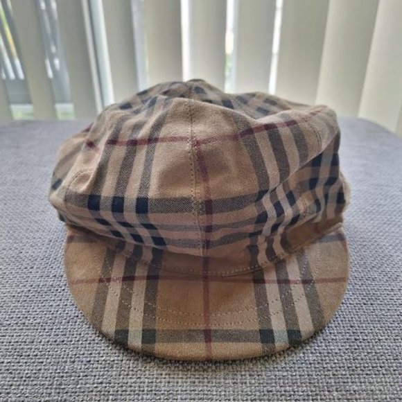Burberry  Vintage  Suede Newsboy cap  - Size S - Picture 2 of 9